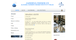 Desktop Screenshot of jaderna-chemie.cz